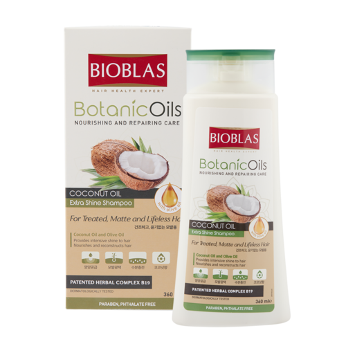 [Bioblas]비오블라스 보타닉오일 샴푸(360ml) 모발영양 4가지 솔루션 염색모발 손상모 스트레스탈모 천연성분